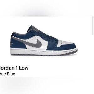 Nike Air Jordan 1 Low True Blue Sneakers